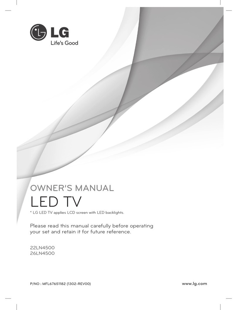 LG 26LN4500 User manual