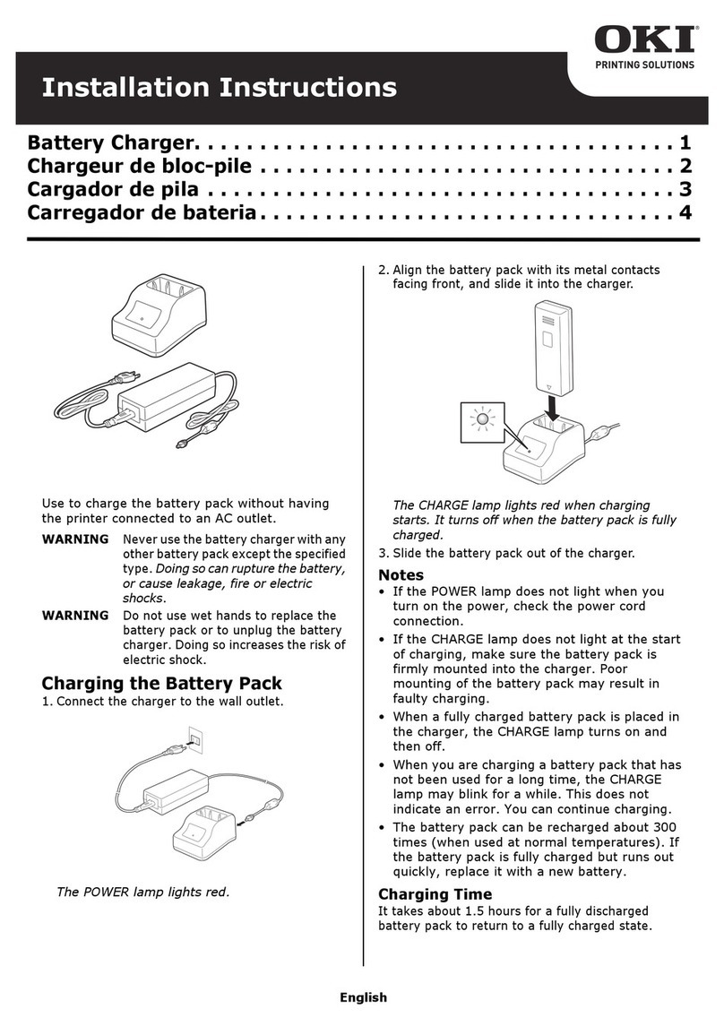 Oki LP470b installation instructions