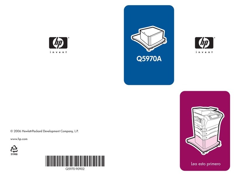 HP LaserJet M4345 - Multifunction Printer install guide HP LaserJet M4345 - Multifunction Printer install guide