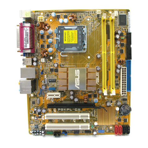 Asus P5KPL CM - Motherboard - Micro ATX user guide