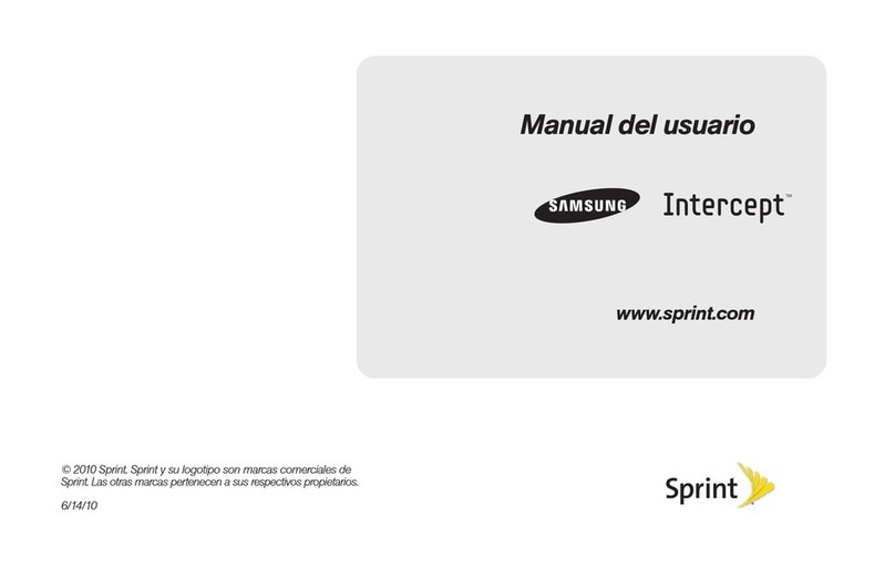 Samsung Intercept SPH-M910 User manual