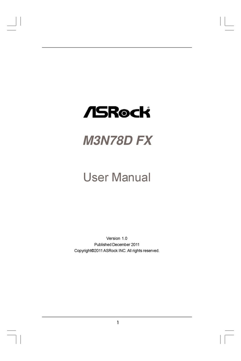 ASROCK M3N78D FX user manual