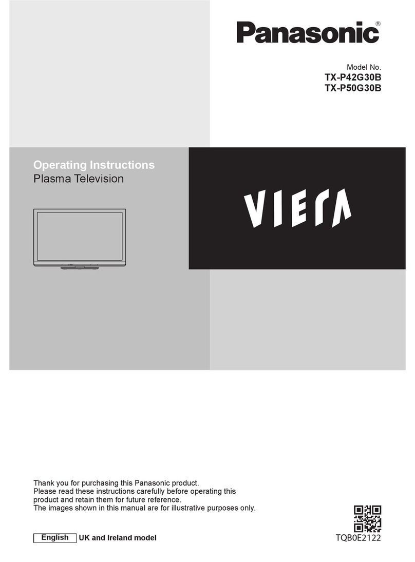 Panasonic Viera TX-P42G30B User manual