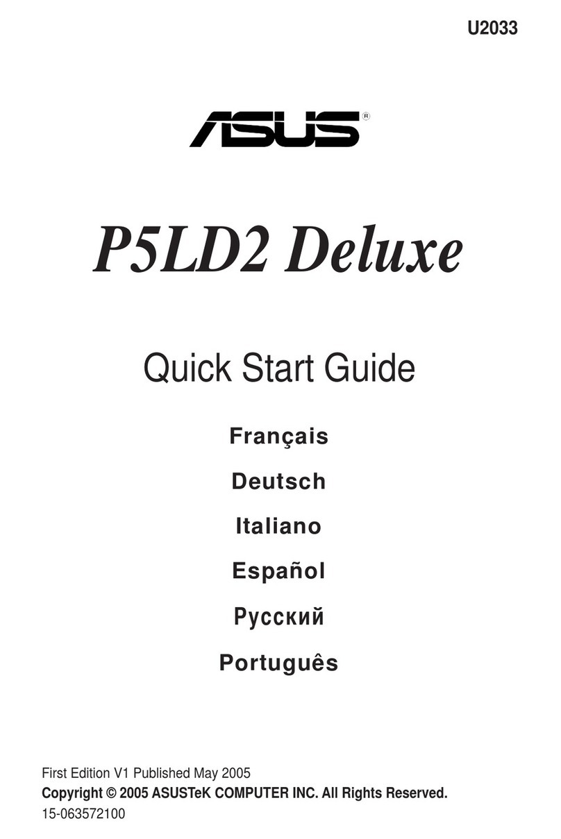 Asus P5LD2 Deluxe Quick start guide Asus P5LD2 Deluxe Quick start guide