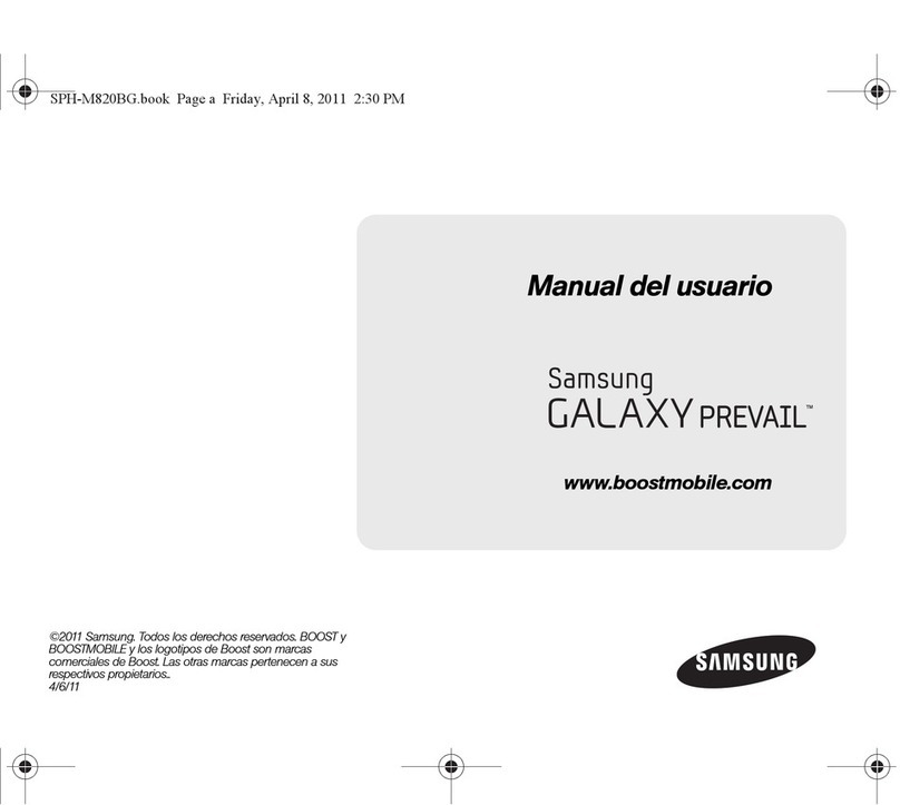 Samsung Galaxy Prevail SPH-M820 user manual