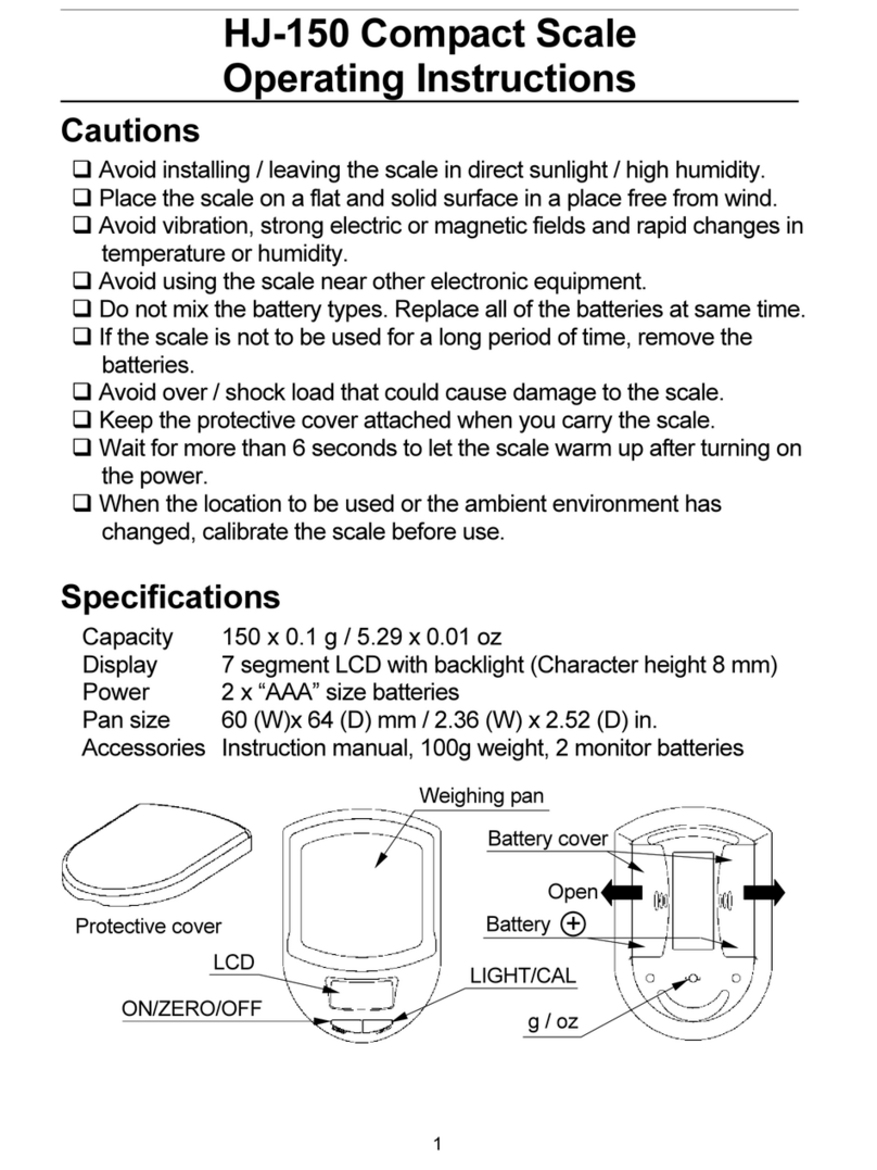 A&D HJ-150 User manual