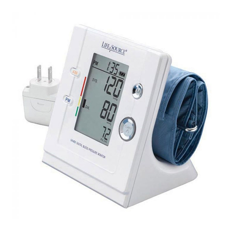 LifeSource UA-853 Manual