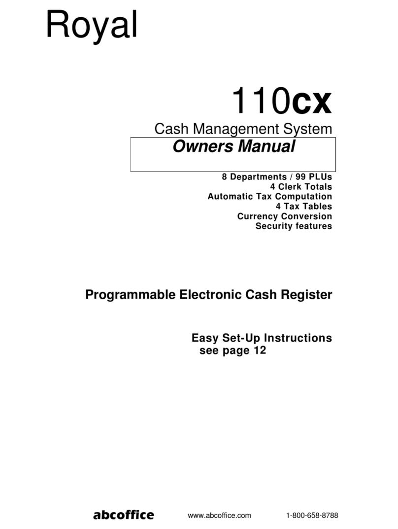 ABC Office ROYAL 110CX owner's manual