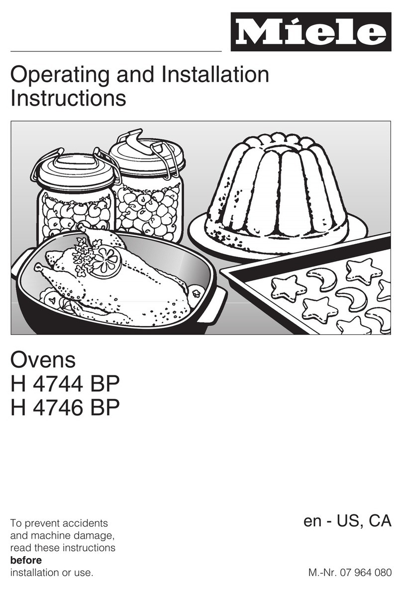 Miele H 4744 BP User manual Miele H 4744 BP User manual