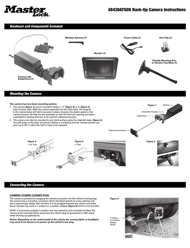 Masterlock Datsen 4843 installation instructions