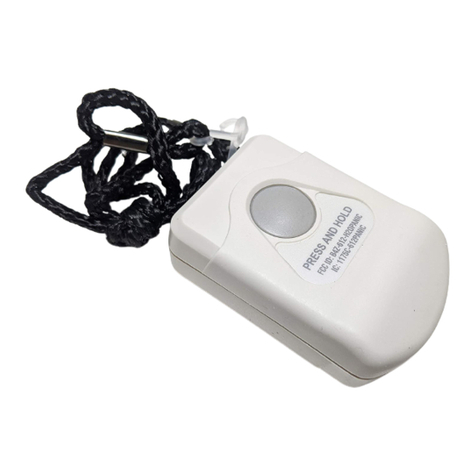 CADDX NX475 - ITI, Caddx Wireless Panic Pendant installation instructions
