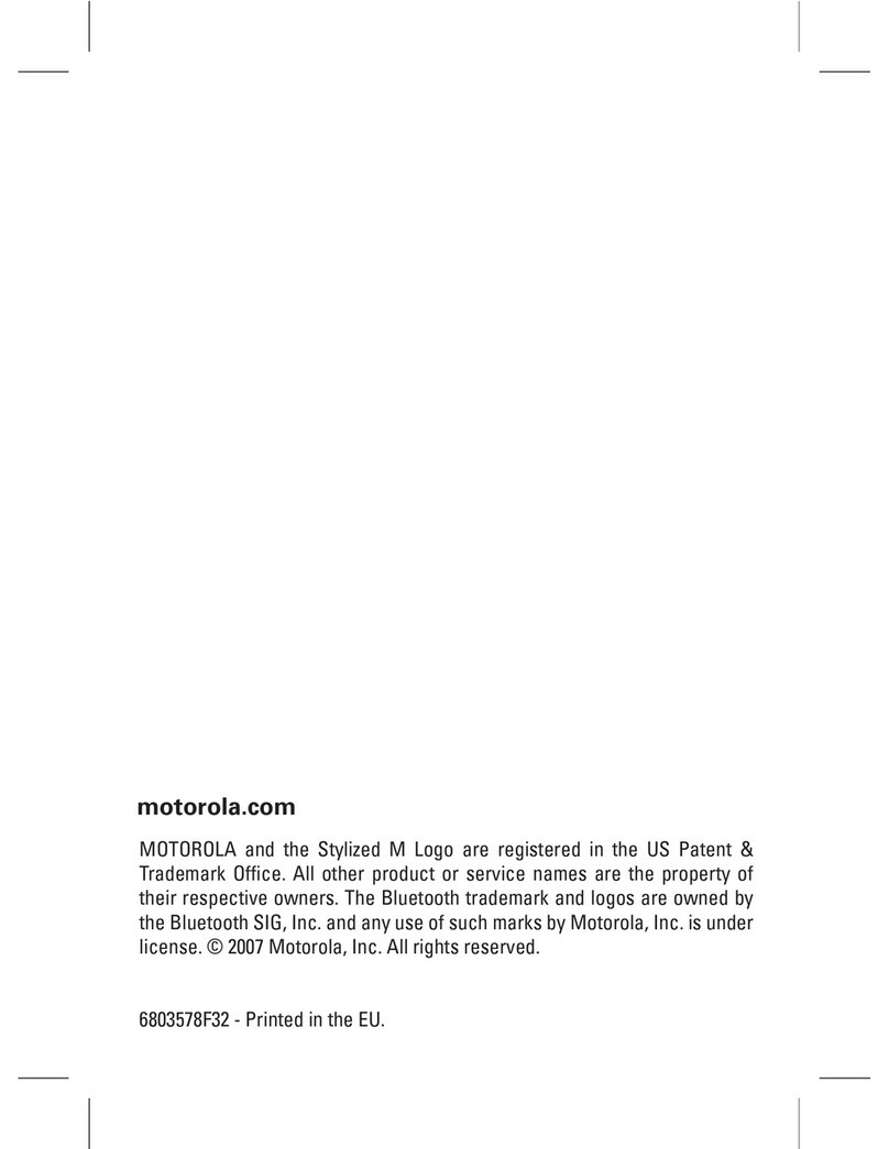 Motorola 89271N - H690 - Headset User manual