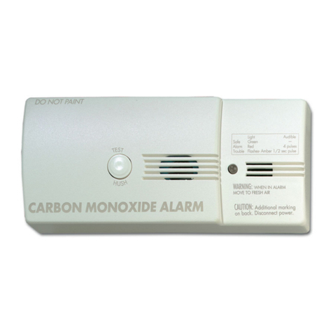 GE Interlogix 240 COE - Carbon Monoxide Alarm installation instructions