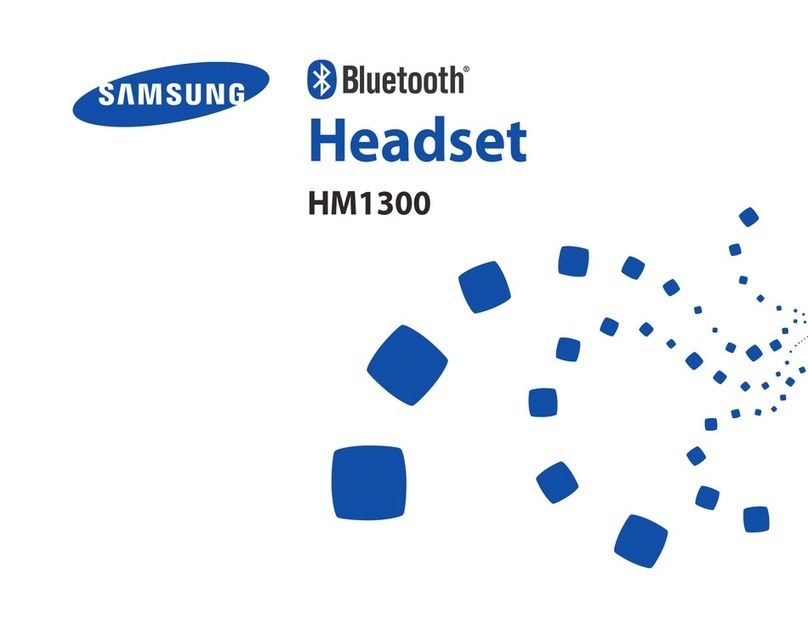 Samsung HM-1300 user manual