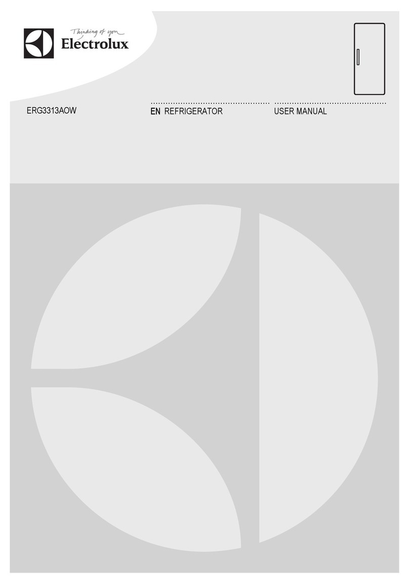 Electrolux ERG3313AOW User manual