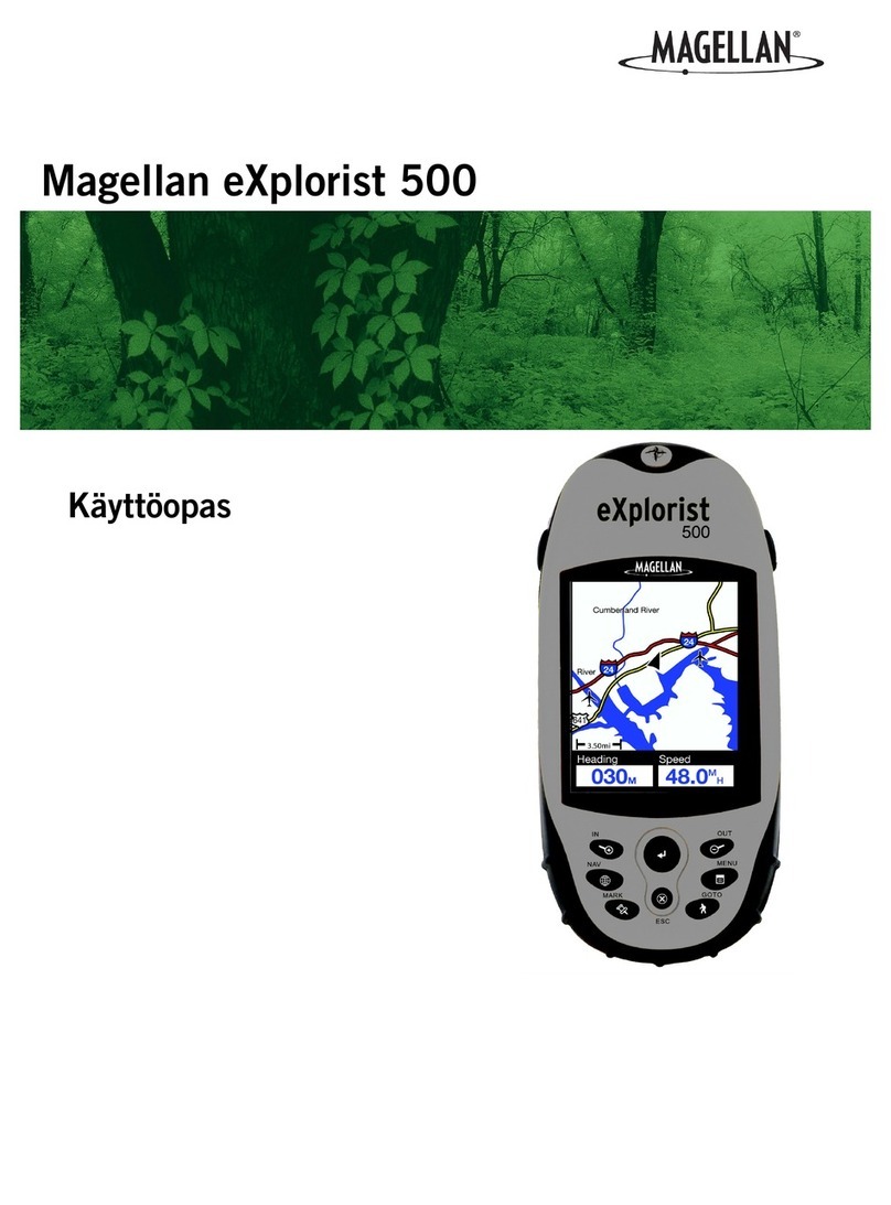Magellan eXplorist 500 - Hiking GPS Receiver Käyttöopas