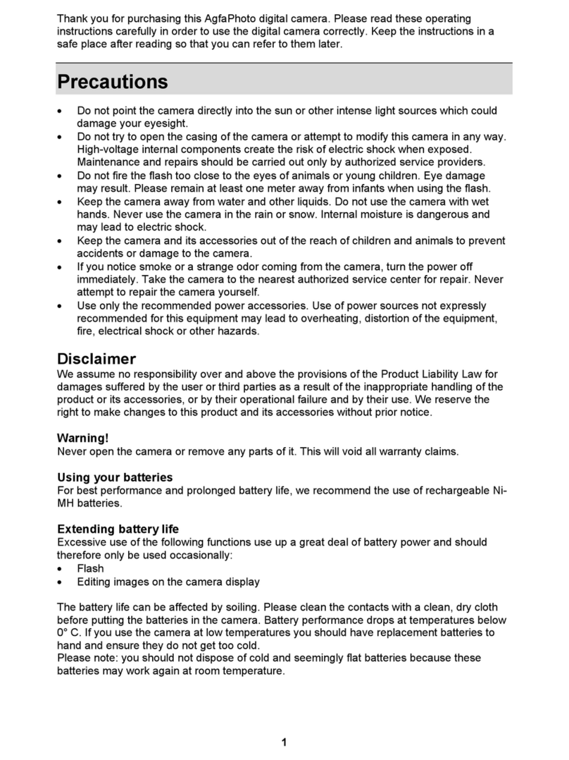 AgfaPhoto sensor 830s User manual AgfaPhoto sensor 830s User manual