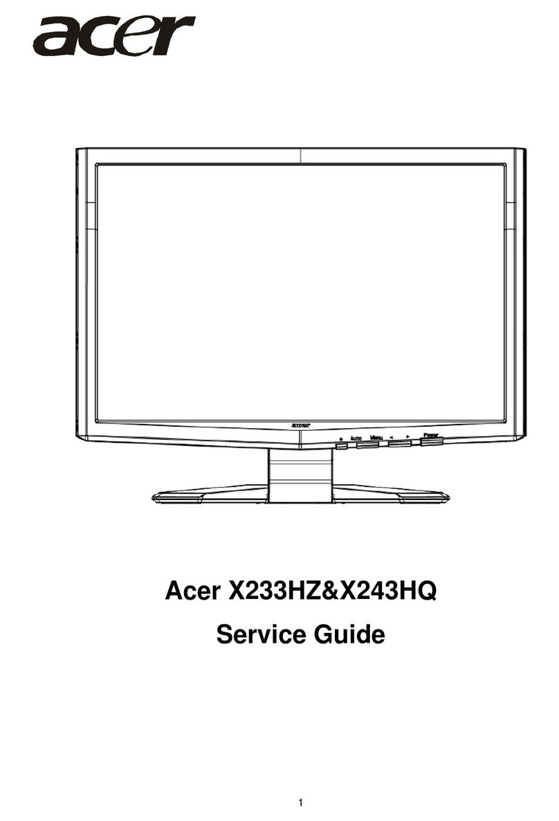 Acer X233HZ User manual