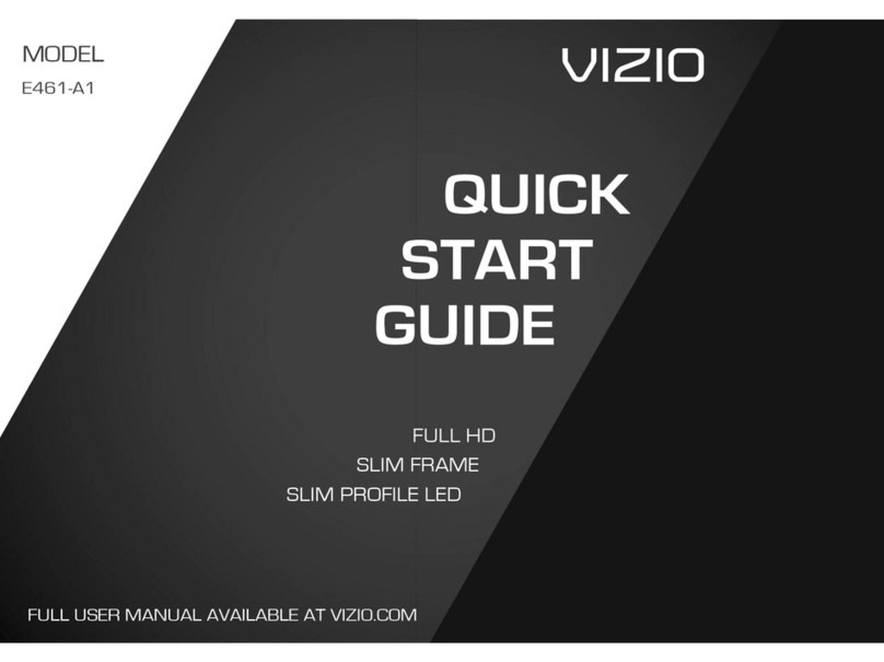 Vizio E461-A1 quick start guide