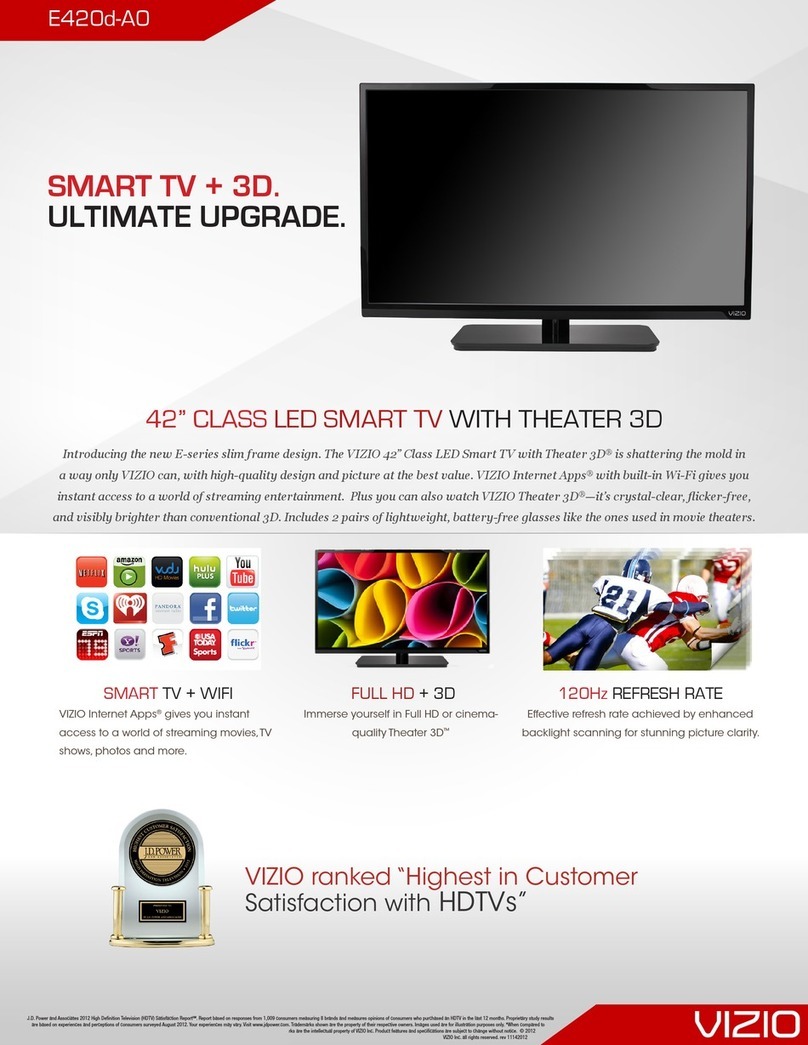 Vizio E420d-A0 User manual Vizio E420d-A0 User manual
