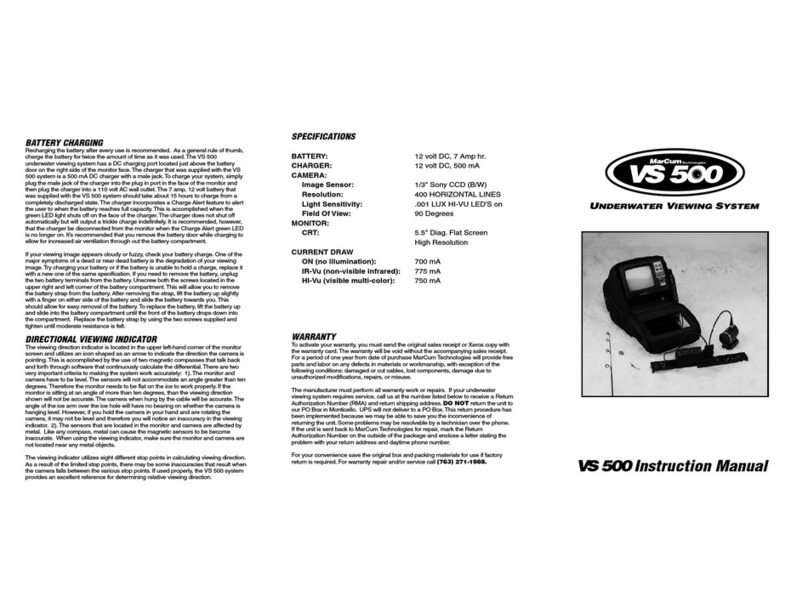 Marcum Technologies VS 500 instruction manual