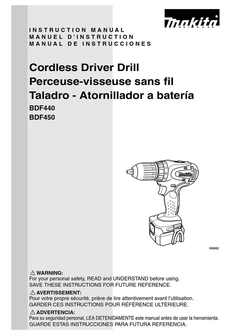 Makita BDF440 User manual