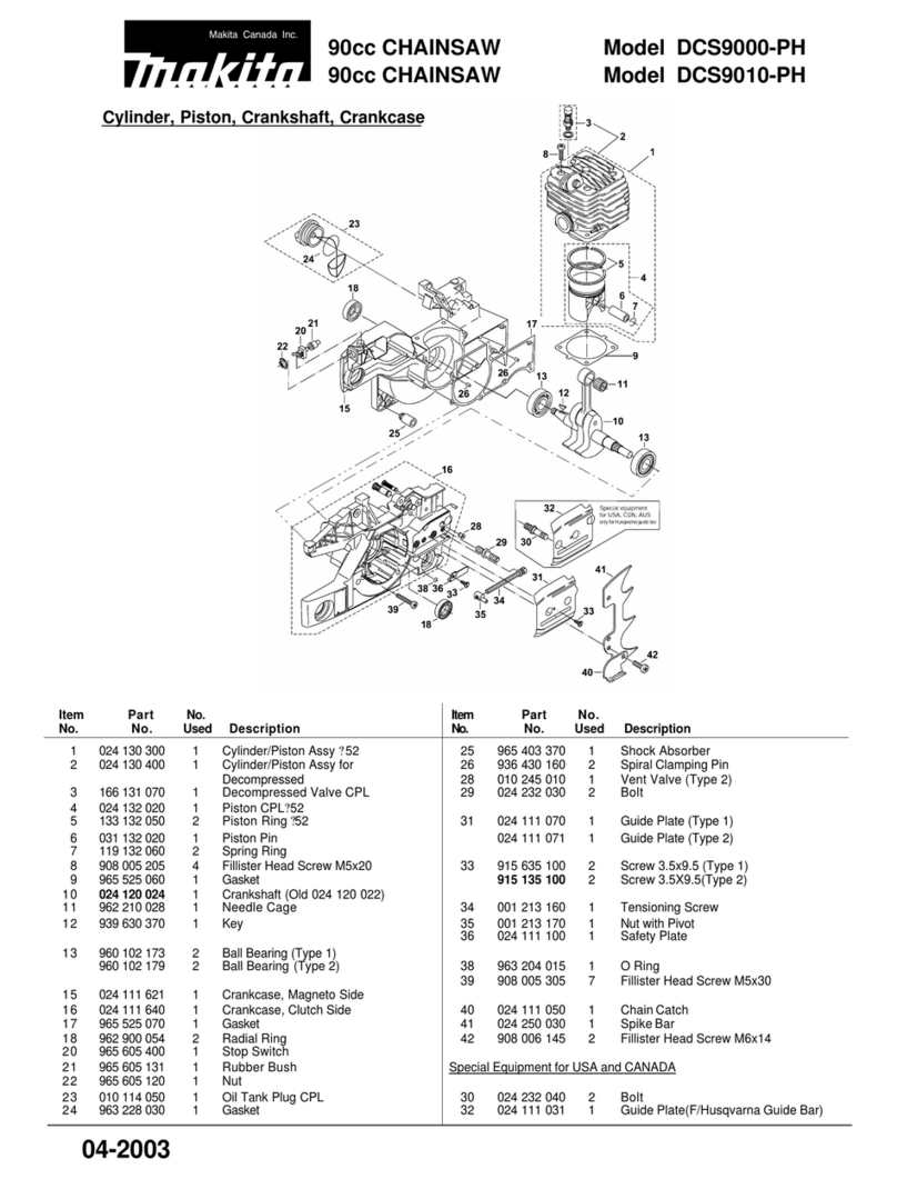 Makita DCS9000-PH User manual