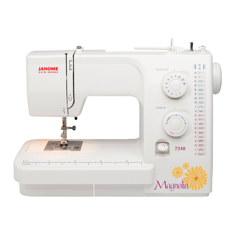 Janome Magnolia 7318 User manual