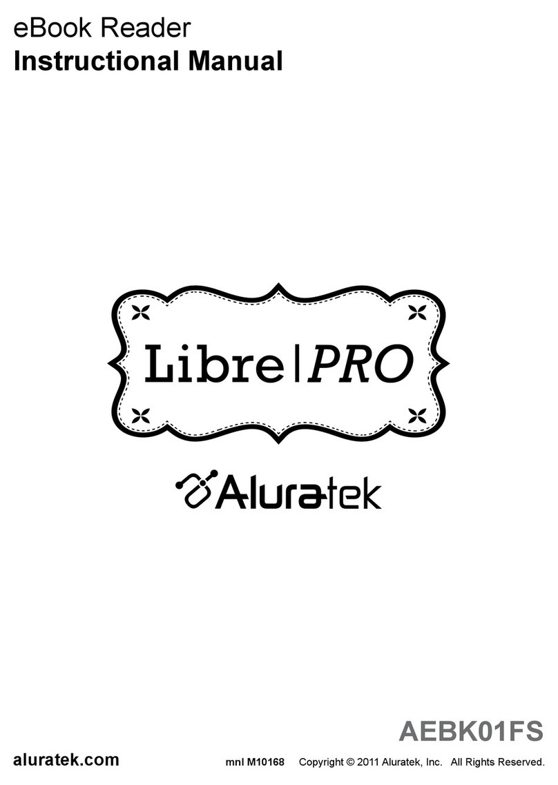 Aluratek AEBK01FS Operating and maintenance manual