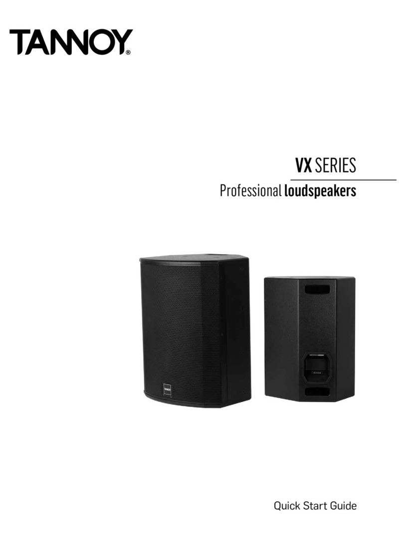 Tannoy VX SERIES User manual