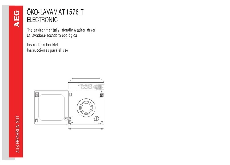 AEG OKO-LAVAMAT 1576 T User manual AEG OKO-LAVAMAT 1576 T User manual