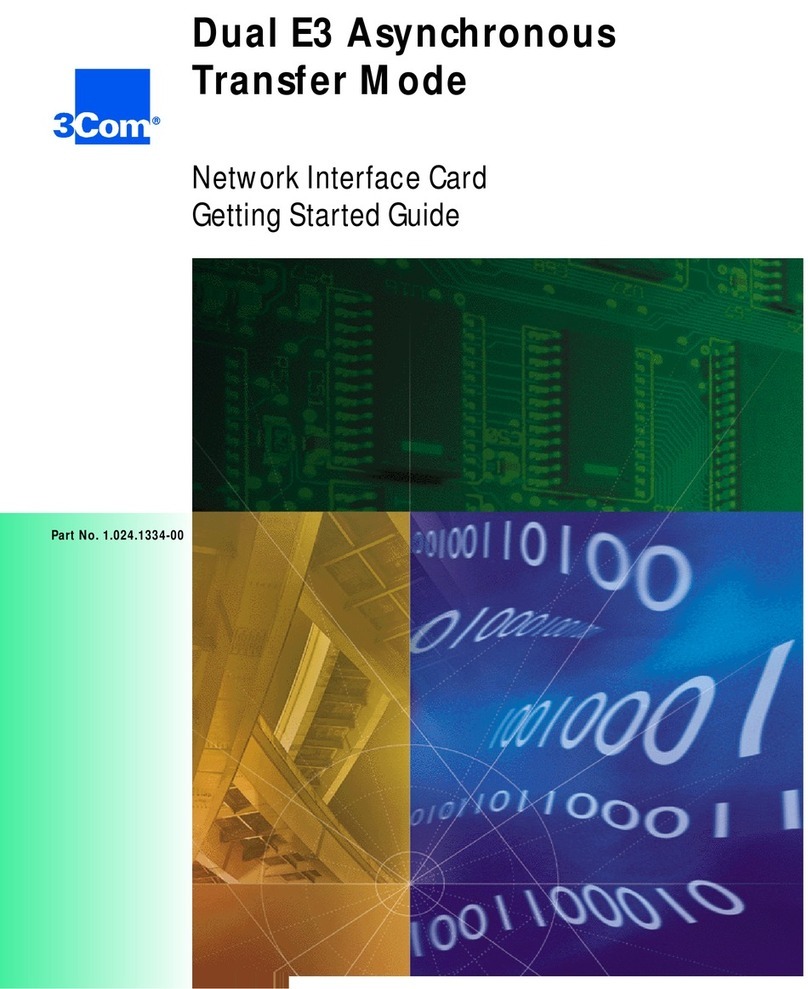 3Com Dual E3 Asynchronous Getting started guide