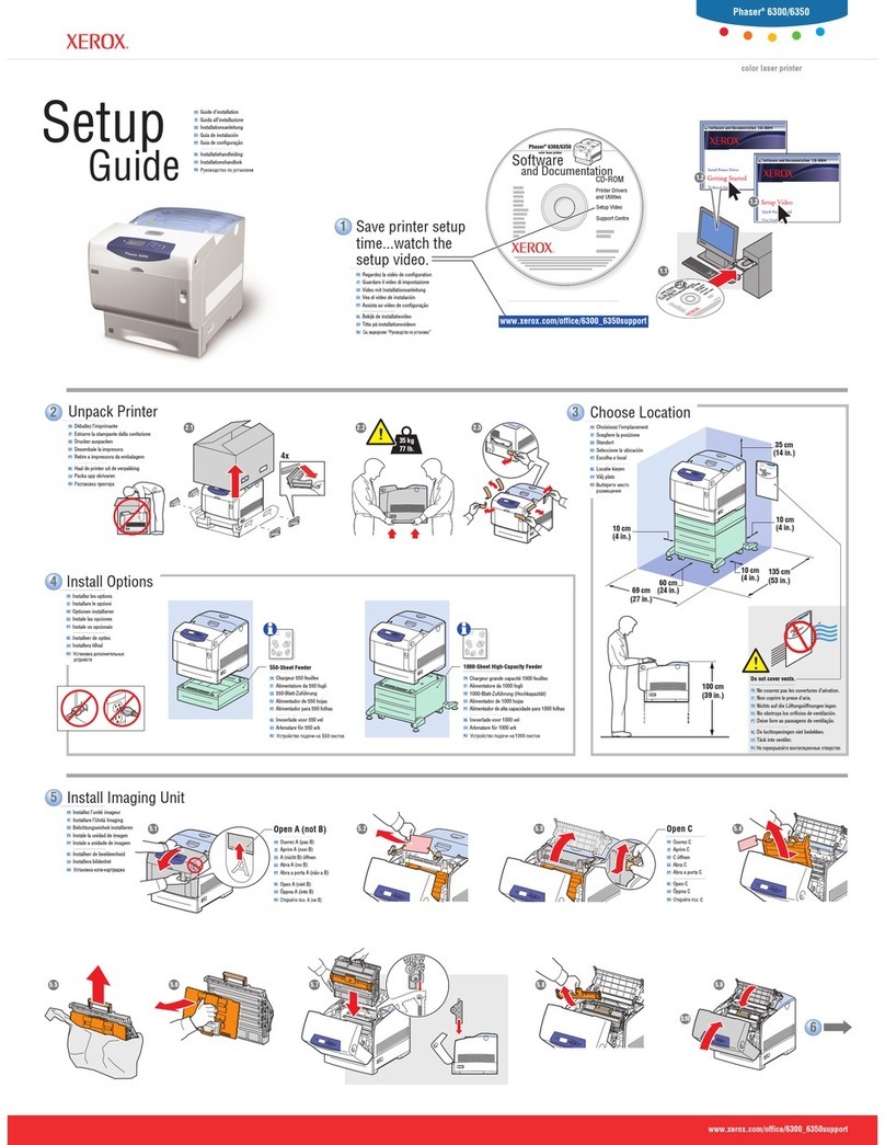 Xerox Phaser 6300 User manual