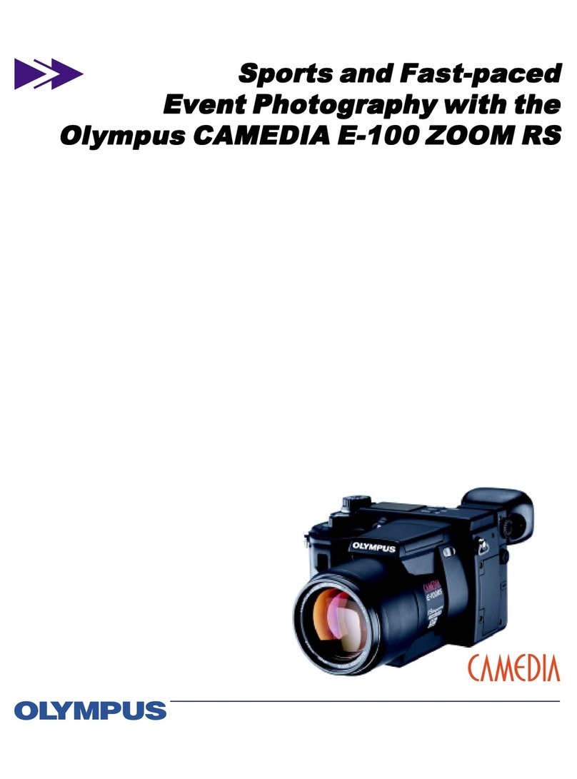 Olympus CAMEDIA E-100 ZOOM RS User manual