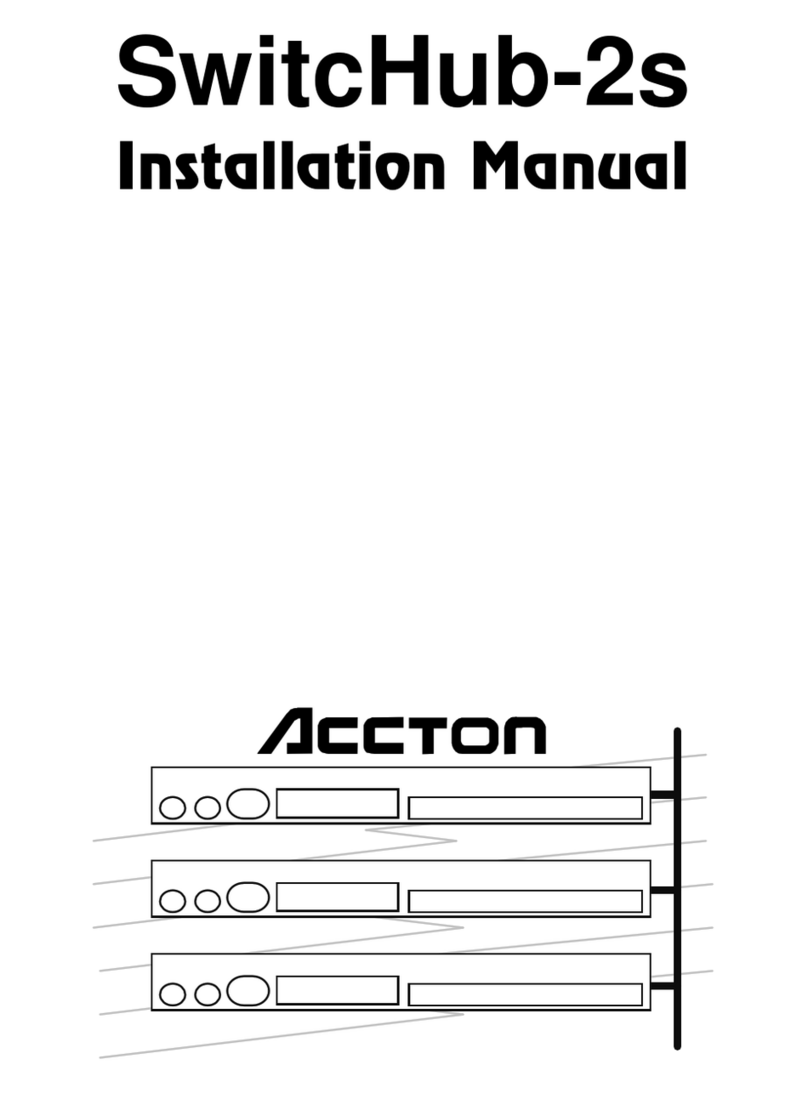 Accton Technology SwitcHub-2s installation manual