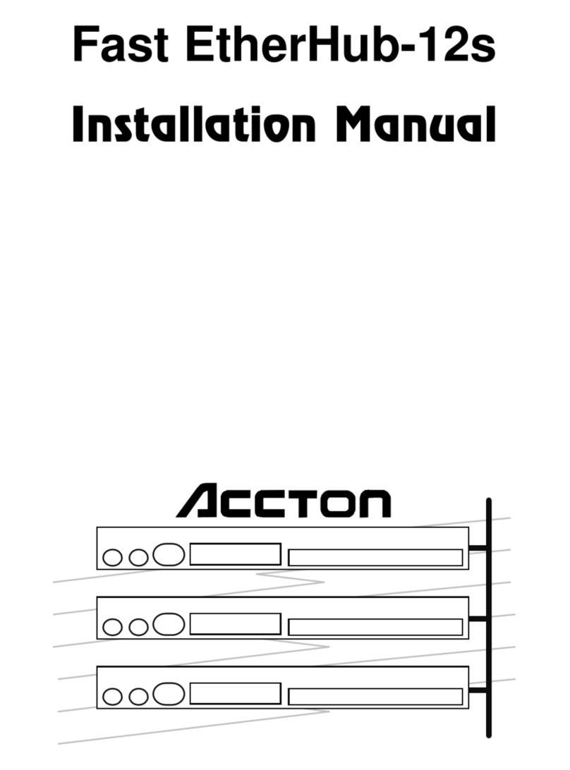 Accton Technology Fast EtherHub-12s installation manual Accton Technology Fast EtherHub-12s installation manual