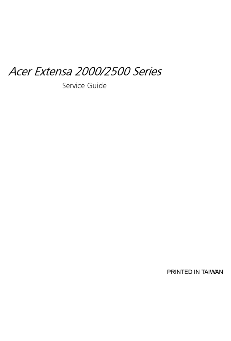 Acer Extensa 2000 User manual