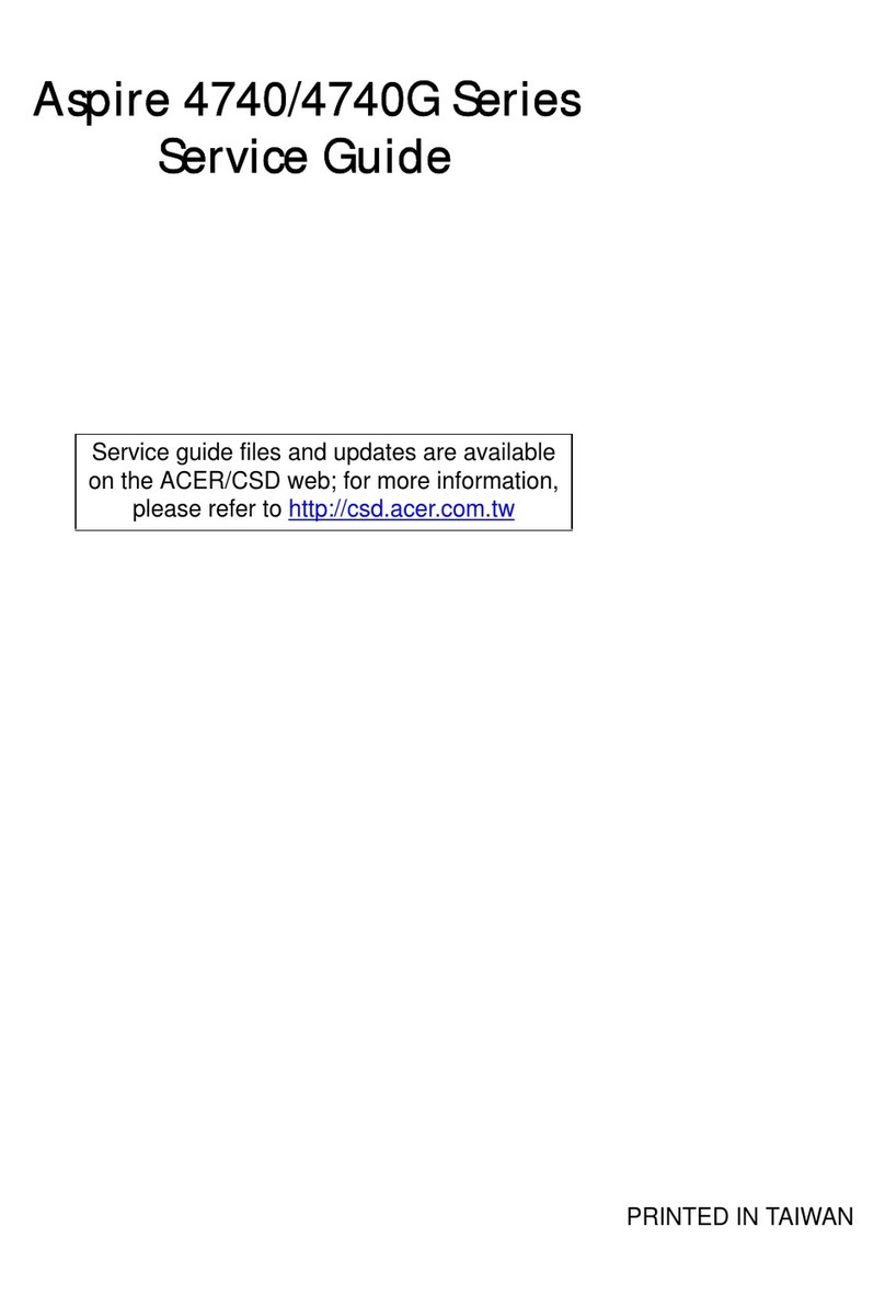Acer Aspire 4740G User manual