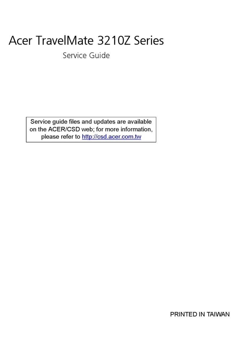 Acer TravelMate 3210Z Series User manual