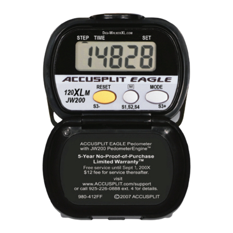 Accusplit Eagle AE120XLM User manual
