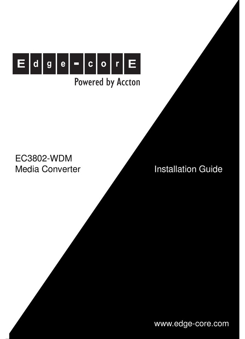 Accton Technology Edge-corE EC3802-WDM User manual