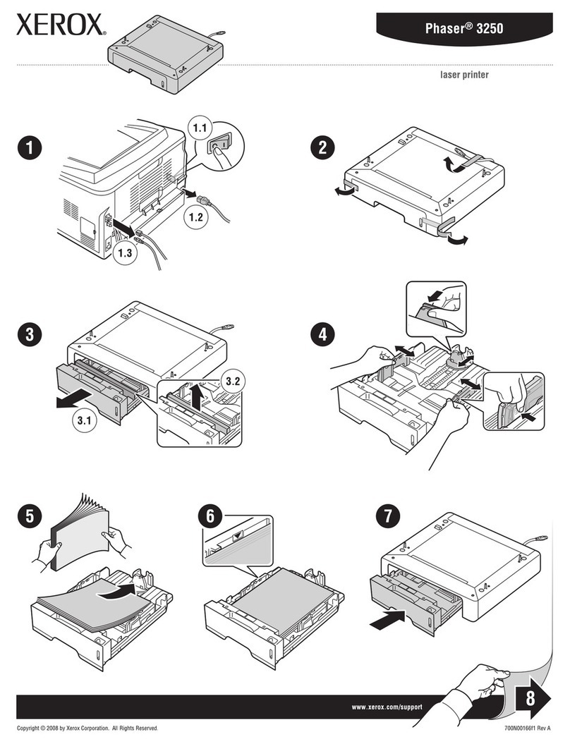 Xerox 3250D - Phaser B/W Laser Printer User manual