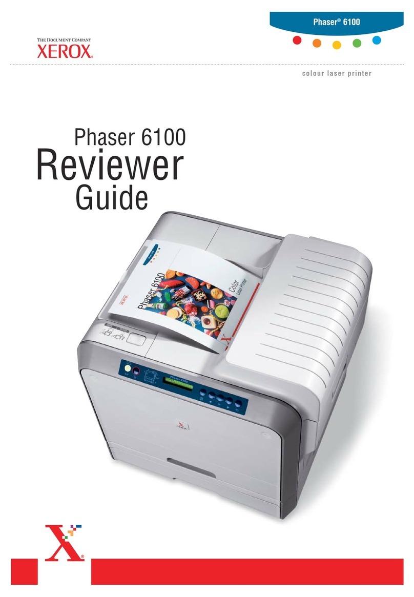 Xerox 6100BD - Phaser Color Laser Printer User manual