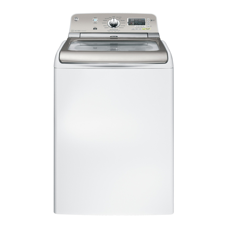GE GTWN8250DWS Dimensions and installation information