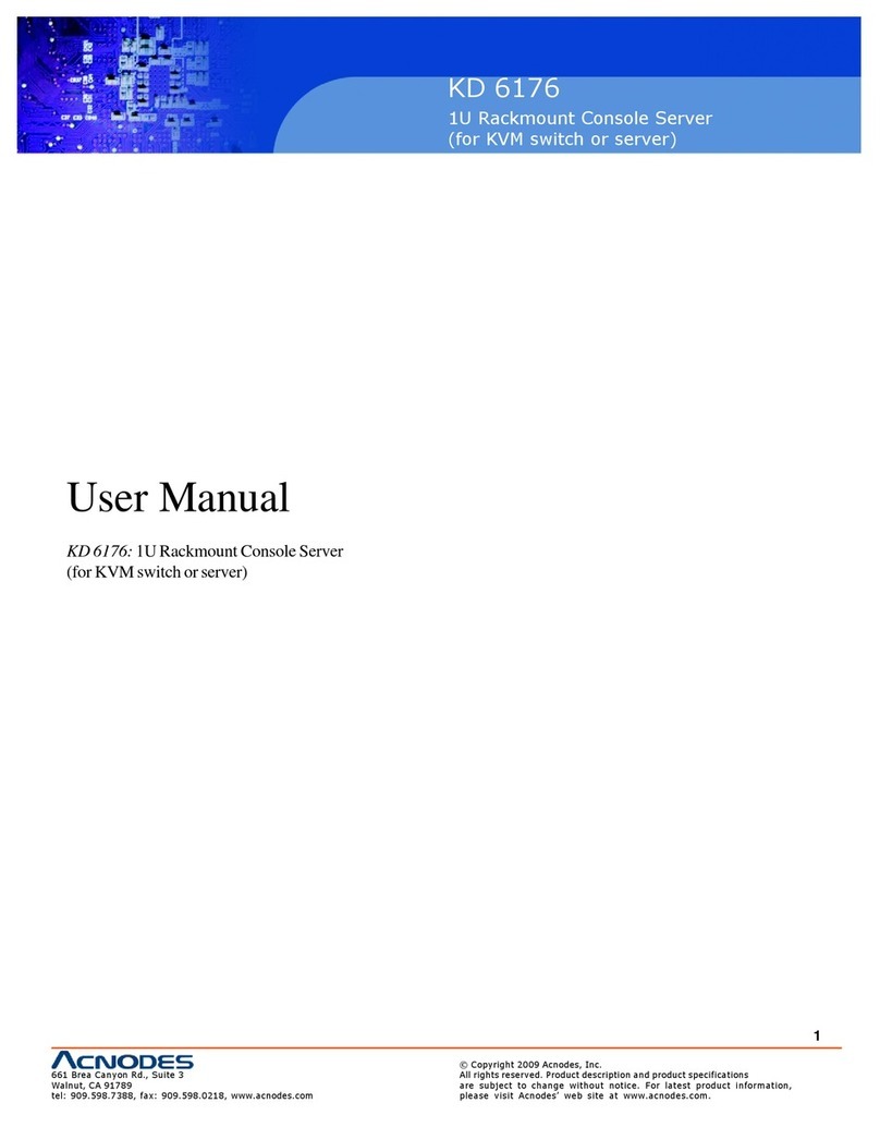 Acnodes KD 6176 User manual