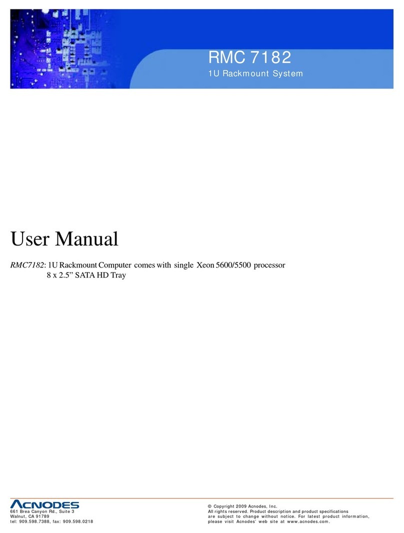Acnodes RMC 7182 User manual