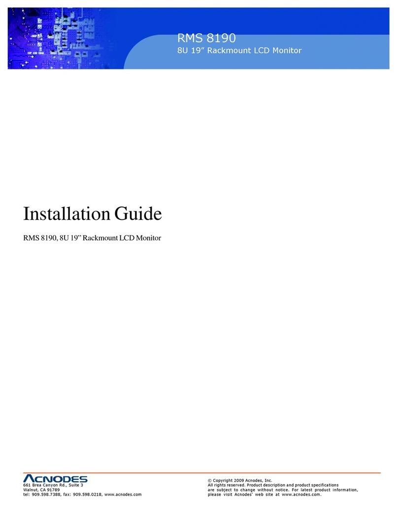 Acnodes RMS 8190 User manual