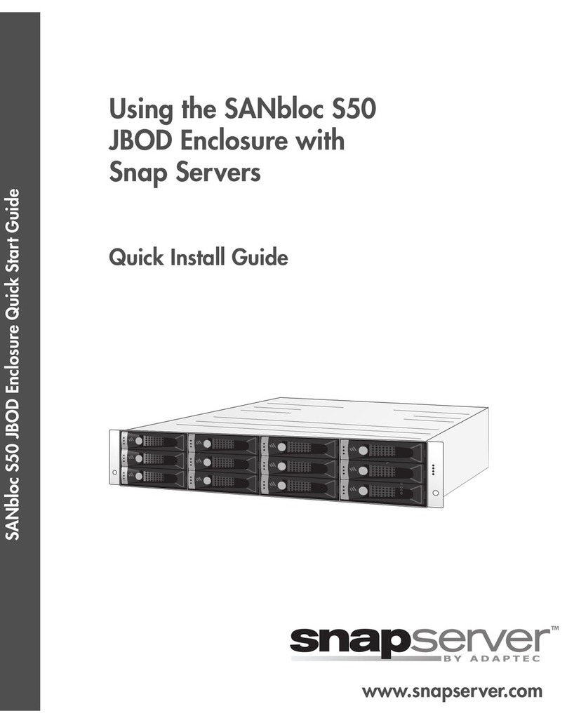 Adaptec SANbloc S50 User manual