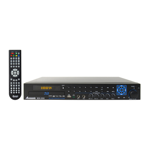 Acesonic BDK-2000 User manual