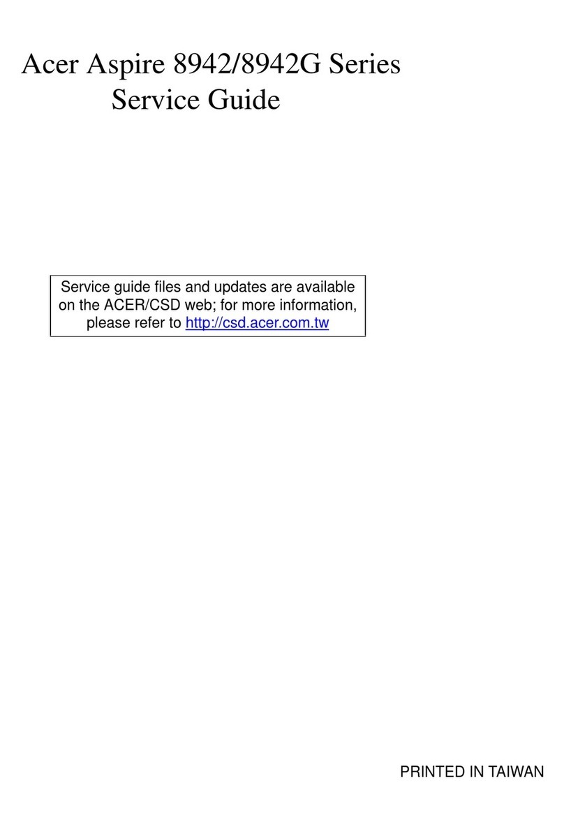 Acer Aspire 8942G User manual